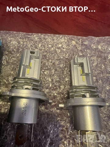 LED крушки KOYOSO H4 – комплект 2 бр. (бели), снимка 2 - Аксесоари и консумативи - 55501274