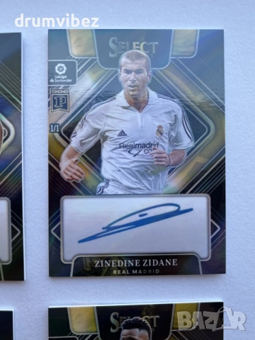 6 Panini Select Prizm La Liga Soccer Signatures Cards, снимка 4 - Колекции - 55577217