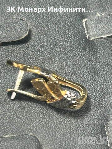 Златни обеци, снимка 3 - Обеци - 54356286