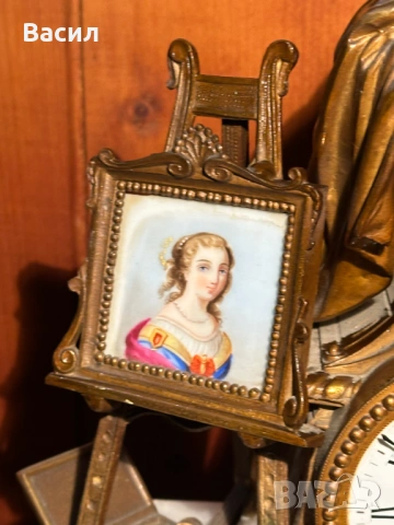 Каминен часовник мрамор , снимка 10 - Антикварни и старинни предмети - 54246773