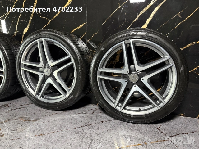 Mercedes AMG 20” Original Джанти с Летни Гуми Pirelli Спорт пакет, снимка 3 - Гуми и джанти - 54838685