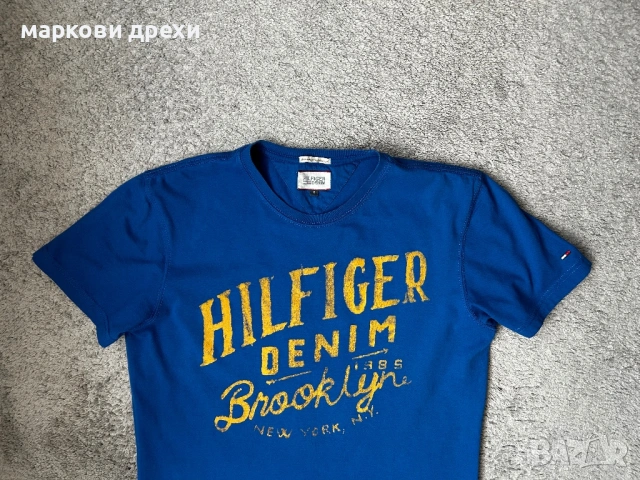 Tommy Hilfiger Men Classic Logo Graphic Tee T-Shirt S, снимка 2 - Тениски - 54100587