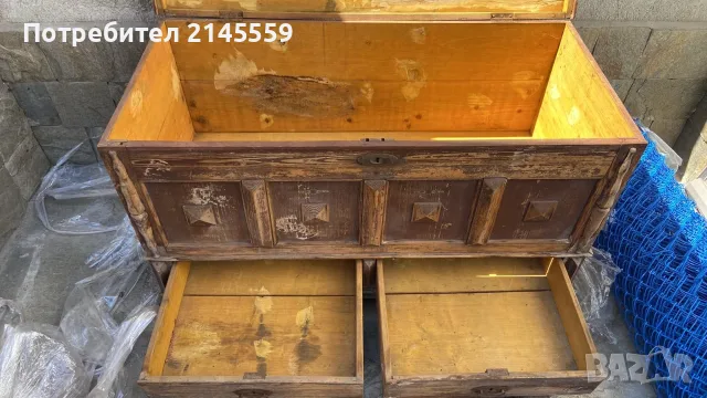 Старинен сандък от 1939г, снимка 2 - Антикварни и старинни предмети - 55544031