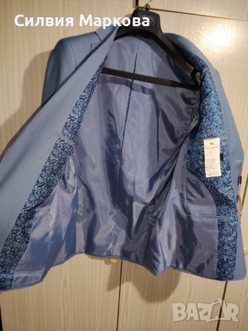 Мъжки костюм ROYAL color 3 светло син цвят, снимка 11 - Костюми - 54001784