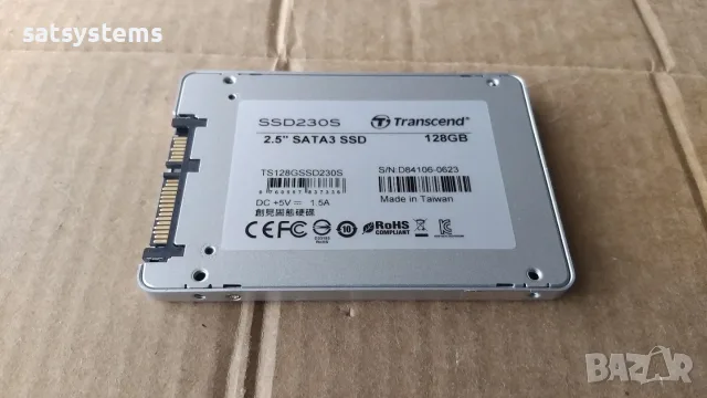  SSD Transcend TS128GSSD230S 128GB SATA 6.0Gb/s, снимка 3 - Твърди дискове - 55664719