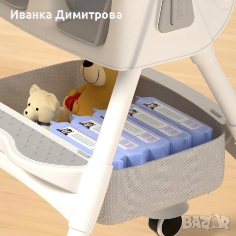 Многофункционално бебешко столче за хранене 4 в 1  до 60 кг, снимка 4 - Столчета за хранене - 55094921