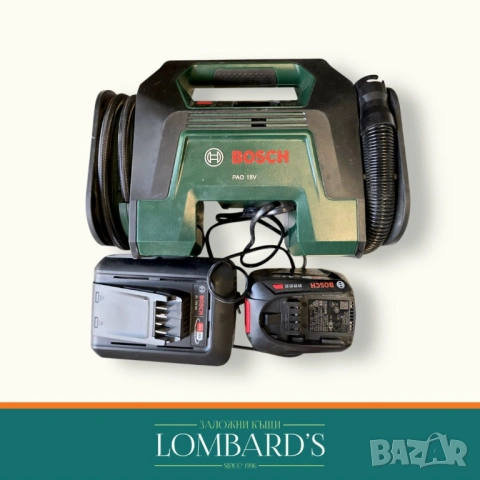 Компресор Bosch Pao 18v 30 л/мин 10 барa, N: 3165848
