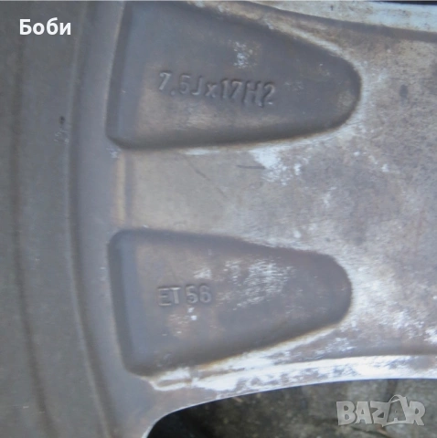 Джанти Audi 17 5x112, снимка 6 - Гуми и джанти - 54648764