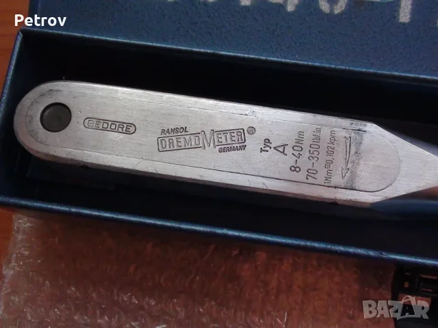GEDORE- RAHSOL - DREMOMETER - Typ A - MADE IN GERMANY - 8-40 Nm, 3/8"- Нов Внос Динамометричен Ключ , снимка 3 - Гедорета - 54643239
