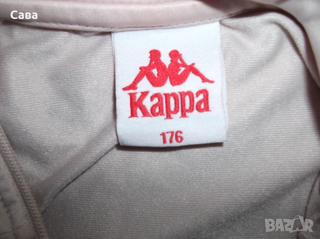 Спортни горнища KAPPA   дамски,М-Л  /сиво,пепел от рози/, снимка 5 - Спортни екипи - 28562675
