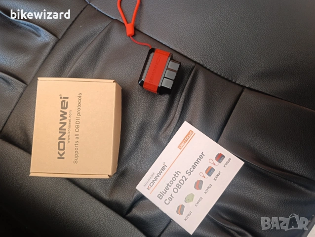 KONNWEI KW906 ELM327 V1.5 PIC18F25K80 OBD2 диагностика за автомобил НОВА