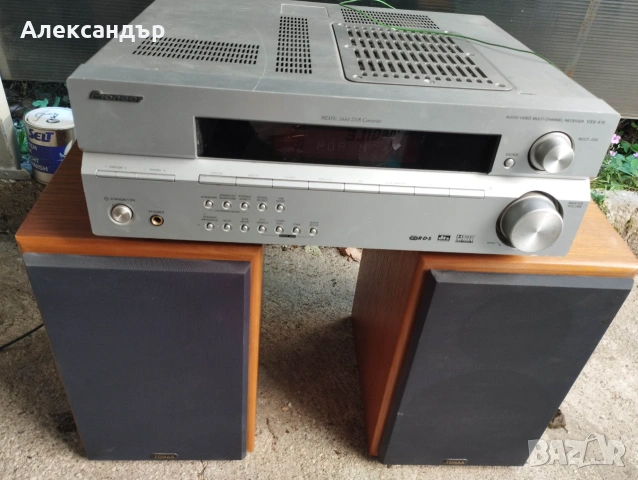 Тонколони + ресийвър pioneer vsx-415-s, снимка 4 - Ресийвъри, усилватели, смесителни пултове - 55197366