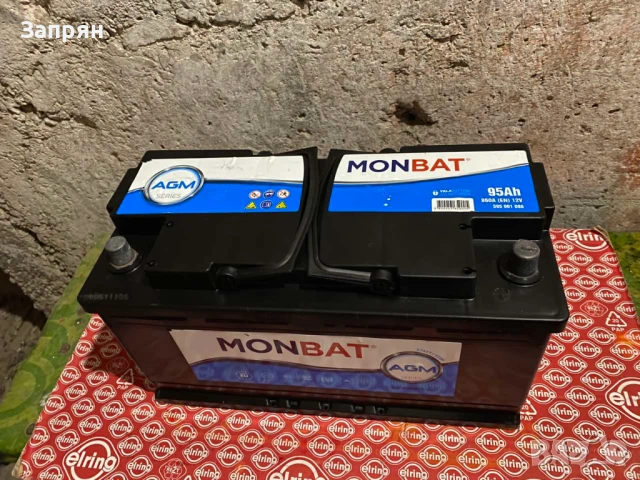 Акумулатор Monbat AGM/АГМ 95 амп/ч с гаранция, снимка 8 - Аксесоари и консумативи - 53662008