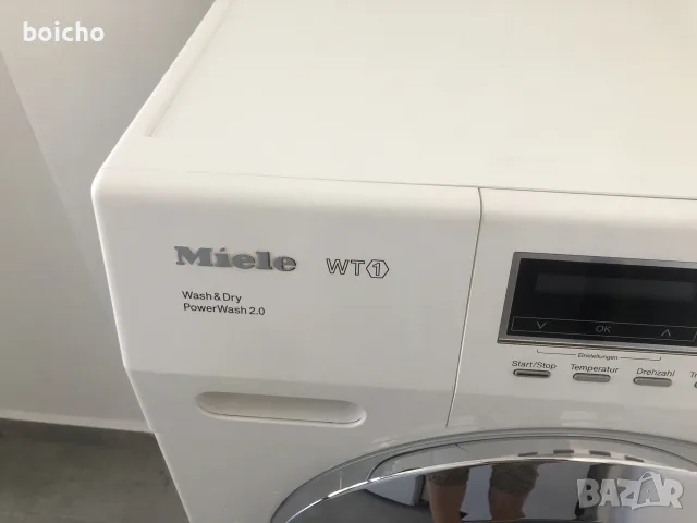 Пералня със сушилня Miele WTF130 WPM, снимка 4 - Перални - 55633343