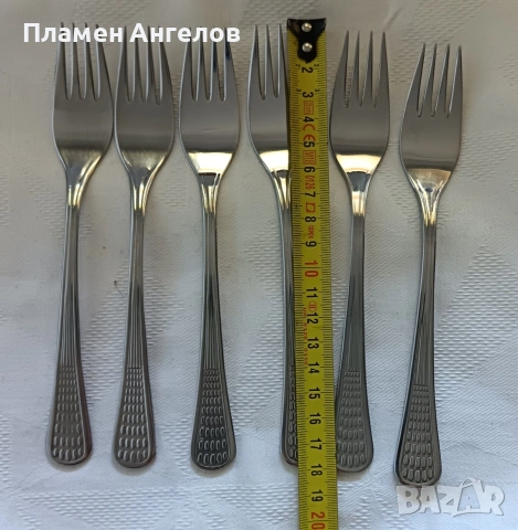 Вилици 6 броя "Петко Денев" Габрово , снимка 6 - Прибори за хранене, готвене и сервиране - 54860843