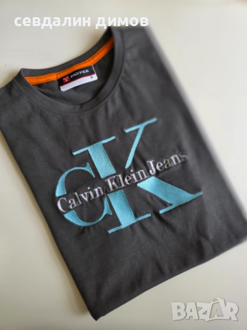 Тениска Calvin Klein- бродерия, снимка 2 - Тениски - 54886130