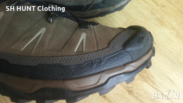 SALOMON X Ultra Ltr Gtx GORE-TEX Leather Shoes EUR 45 1/3 естествена кожа водонепромокаеми - 2705, снимка 8 - Маратонки - 54887665