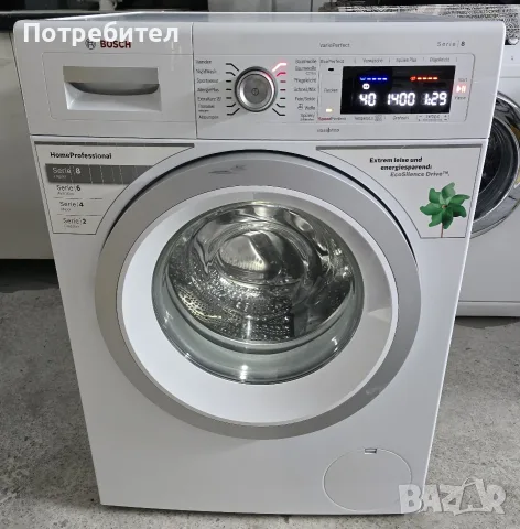 Инверторна Пералня BOSCH Serie 8 GERMANY 8кг А+++ -30% 1400оборота, снимка 2 - Перални - 55533634