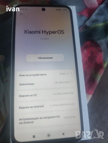 Продава се Redmi 12 256gb + 12gb ram, снимка 2 - Xiaomi - 54866547