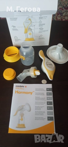 MEDELA Двуфазна ръчна помпа за кърма (основен пакет) Harmony, снимка 2 - Помпи за кърма - 55027220