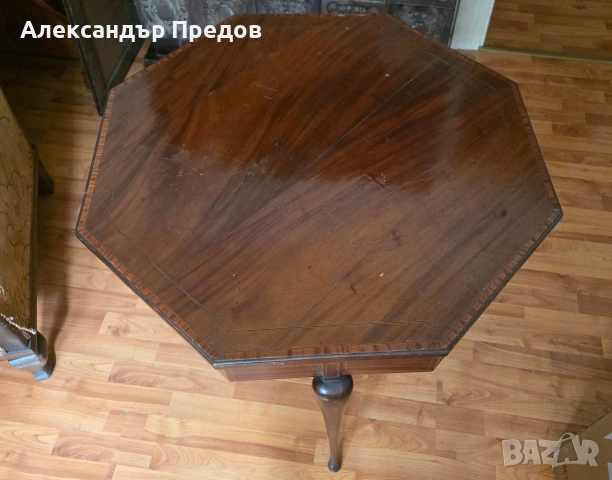 Старинна маса от масивно дърво , снимка 2 - Антикварни и старинни предмети - 54270967