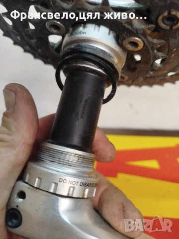 Курбел със средно движение за велосипед колело Shimano deore xt fc m 760, снимка 4 - Части за велосипеди - 55172607
