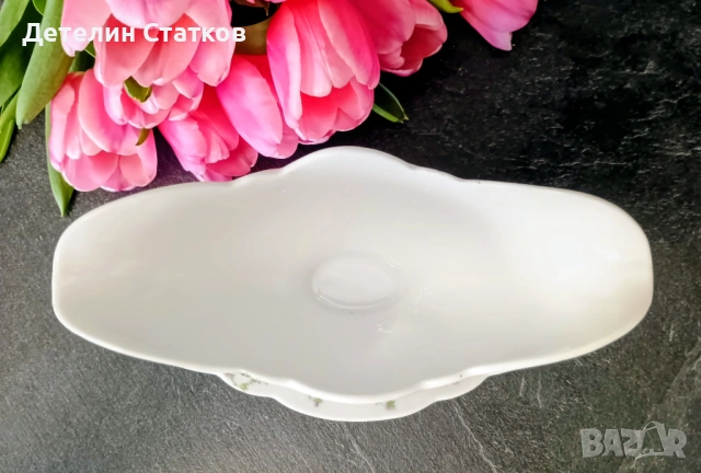 Порцеланова сосиера с чинийка, снимка 10 - Аксесоари за кухня - 54138905