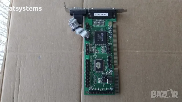 LONGSHINE LCS-6624G REV.W5 16-bit ISA Multi Controller IDE FLOPPY GAME COM Print Card, снимка 6 - Други - 55361742
