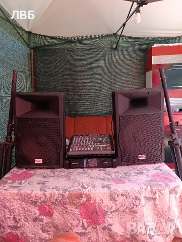 апаратура, dynacord PM 600-3, тонколони bms, стъпало лапгрупен