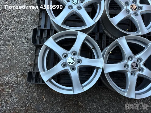 4бр.Алуминиеви джанти BORBET 16цолa 5x112 - Skoda Octavia,Karoq,Yeti,Vw T-Roc,Caddy,Passat,Seat Ate, снимка 6 - Гуми и джанти - 55583774