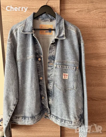 Дънково яке redbull x Pepe jeans - размер L, снимка 2 - Якета - 55327425