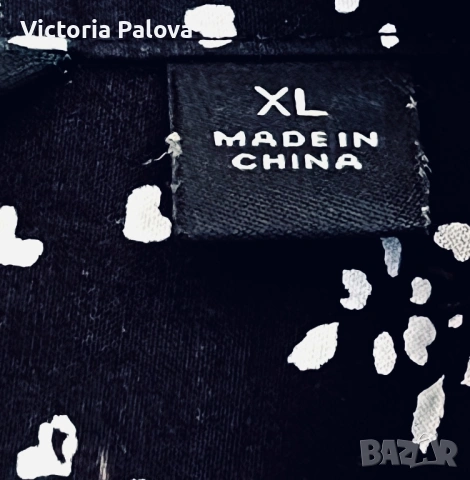 Маркова японска риза UNIQLO с милфльор принт, размер XL, снимка 4 - Ризи - 54647206