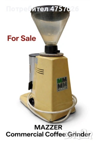Професионална италиянска кафемелачка MAZZER, снимка 2 - Кафемашини - 53969222