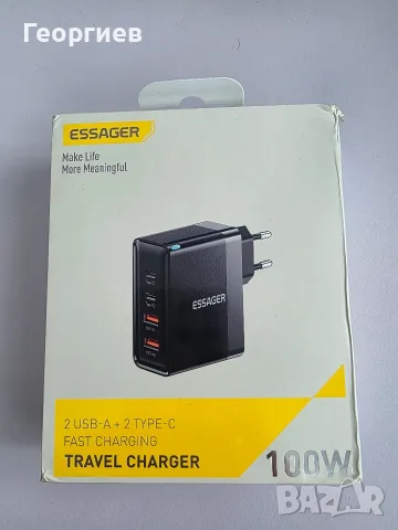 Зарядно Essager 100W-оригинално, ново