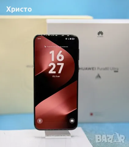 ГАРАНЦИОНЕН!!! Huawei Pura 80 Ultra, 512GB, 16GB RAM, Golden Black, снимка 5 - Huawei - 55645299