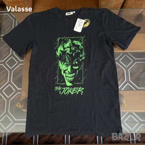 С етикет the Joker мъжка мърчандайз тениска S/M