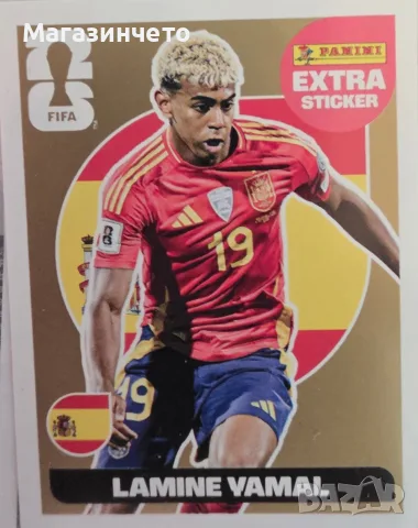 Lamine Yamal – Extra Sticker | Panini FIFA World Cup 2026 🇪🇸