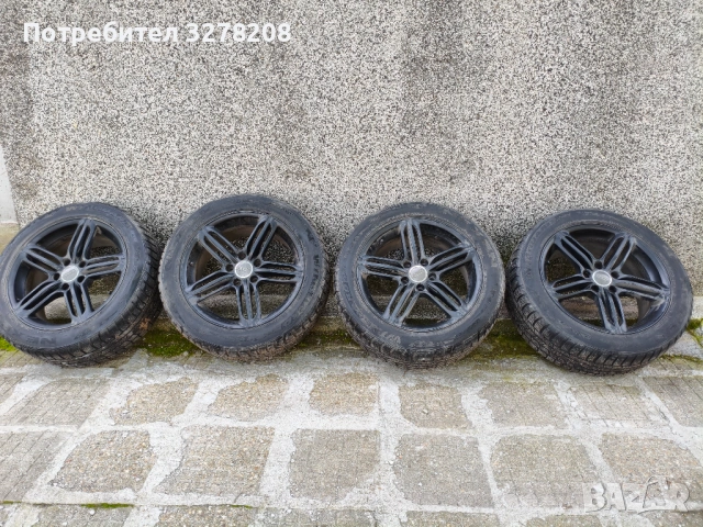 Джанти 5х112 17" Ауди с гуми, снимка 2 - Гуми и джанти - 54884991