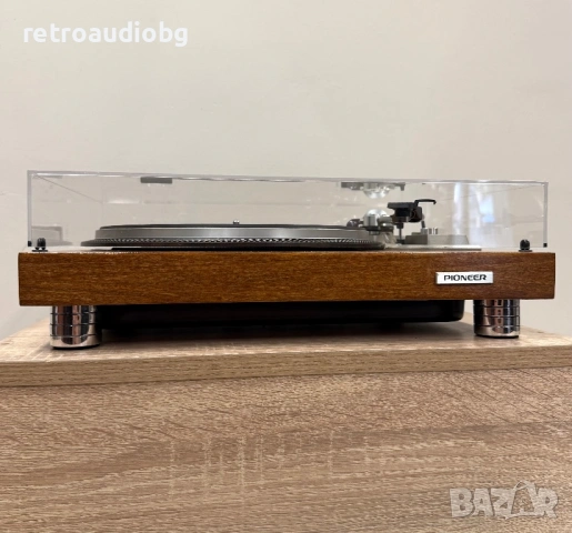 🔈Топ ретро колекционерски грамофон PIONEER PL-518 - Direct drive🔈, снимка 6 - Грамофони - 54526345