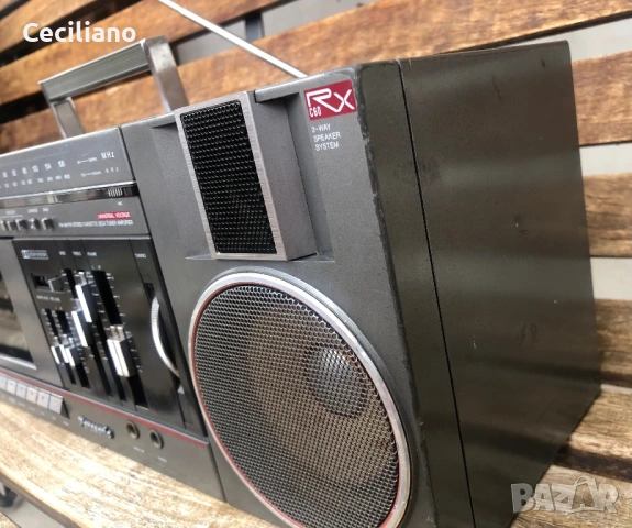 Panasonic RX-C60(25w)  –много свирещ касетофон (boombox), произведен в Япония., снимка 6 - Радиокасетофони, транзистори - 54051749