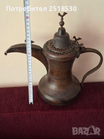 Старинна арабска кана, снимка 11 - Антикварни и старинни предмети - 54739435