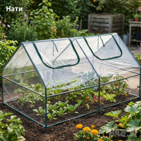 Компактна градинска оранжерия - стабилен микроклимат за вашите растения