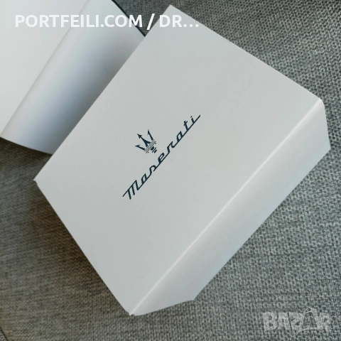 Оригинален лицензиран часовник Maserati от Morellato Italy, корона на винт, 10 АТМ, черен циферблат,, снимка 2 - Мъжки - 54245012