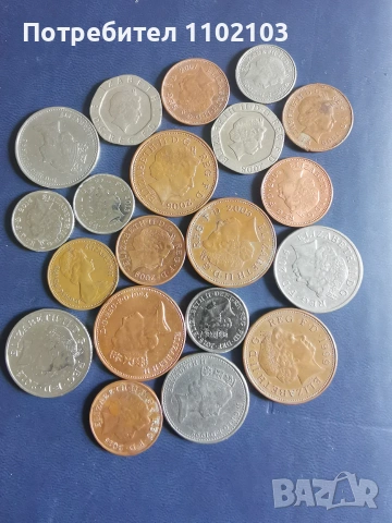 Монети Англия 20