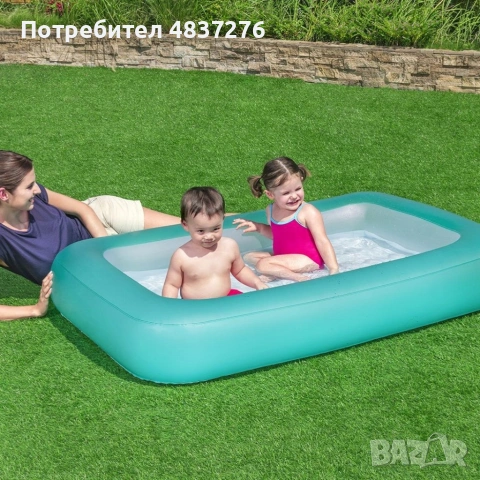 Детски правоъгълен басейн, снимка 9 - Басейни и аксесоари - 55013986