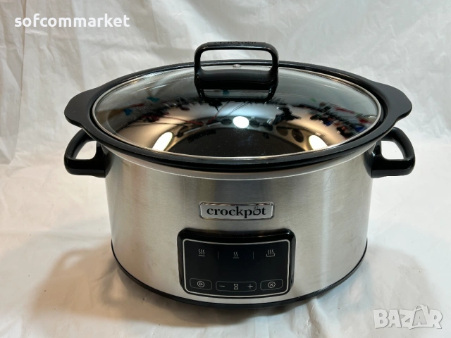 ЧИСТО НОВ Crock-Pot Sizzle & Stew 3.5L – уред за бавно готвене + ГАРАНЦИЯ