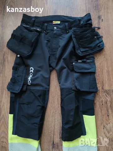 Blaklader 1993 4-Way Stretch Hi Vis Work Trousers - мъжки работен панталон 54/ХЛ, снимка 5 - Спортни дрехи, екипи - 55615434