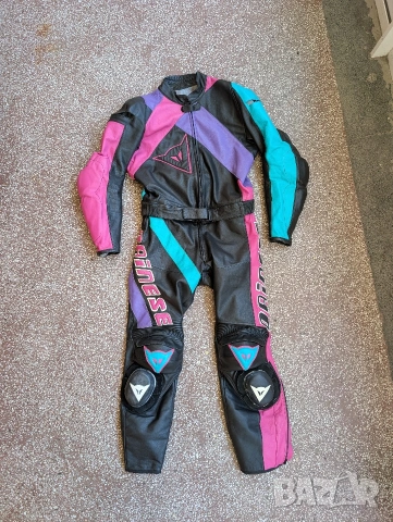 Кожен костюм Dainese Vintage 90s Racing Мото екип размер М , снимка 10 - Други - 54858463