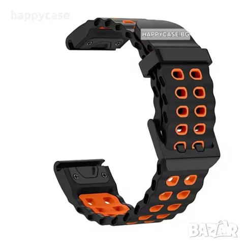 MARINE QUICKFIT Силиконова каишка за Garmin Fenix / Instinct / Enduro / Tactix / Quatix, снимка 10 - Каишки за часовници - 55649994