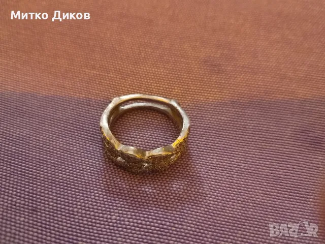 сребърен пръстен проба 925 с камъчета тегло 5.11 грама, снимка 5 - Пръстени - 55307747